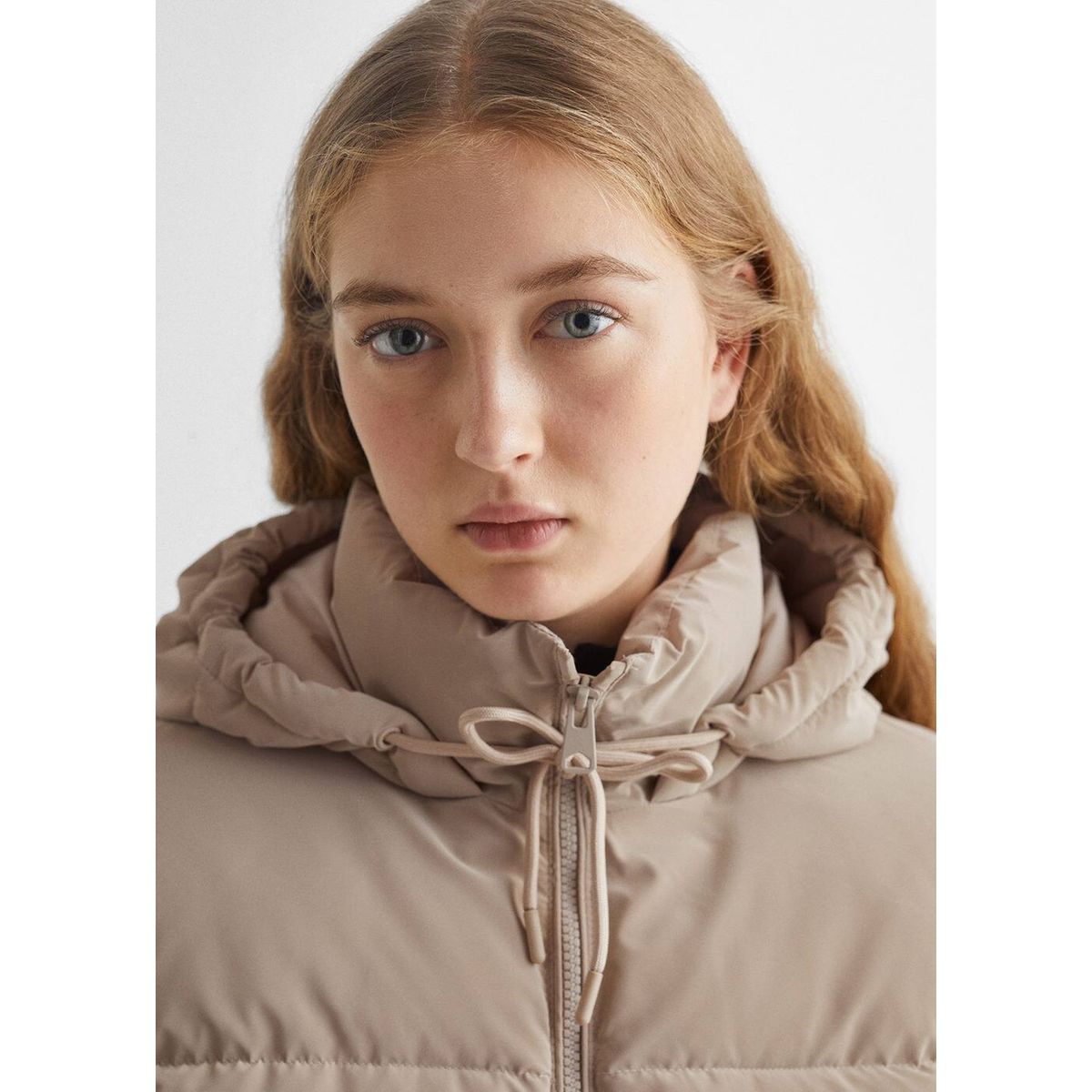 Doudoune anorak long matelassé Mango Teen | La Redoute