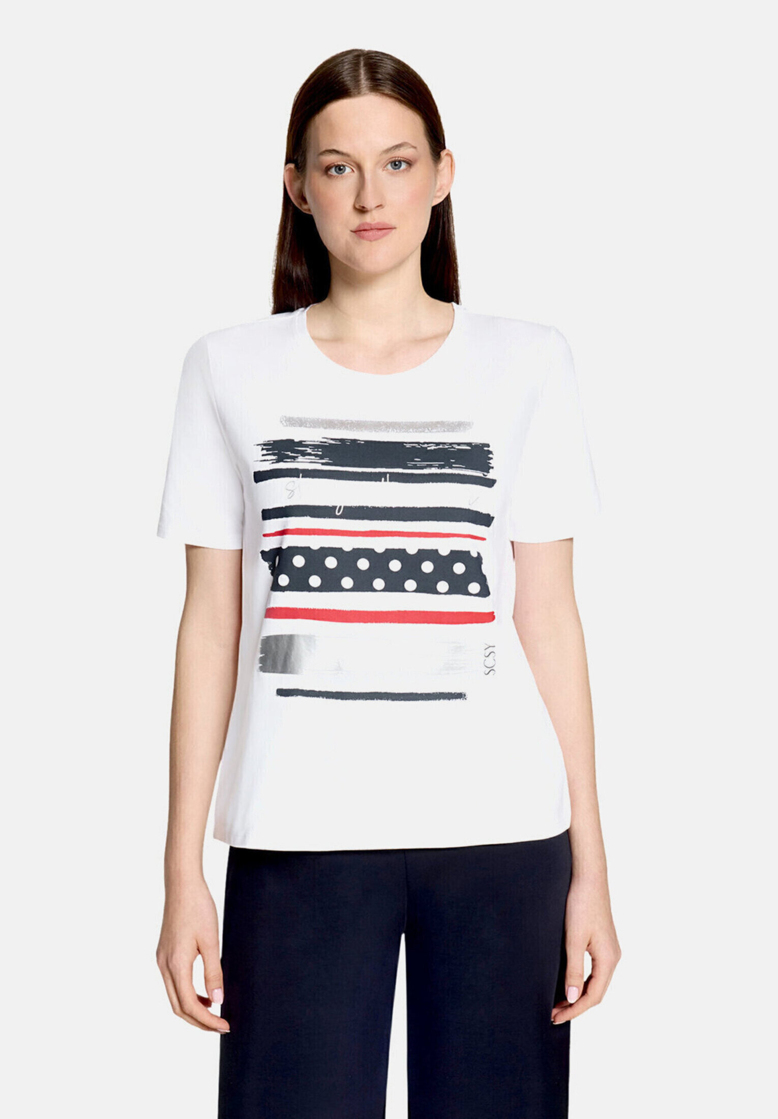 T-shirt basique à impression, BETTY BARCLAY