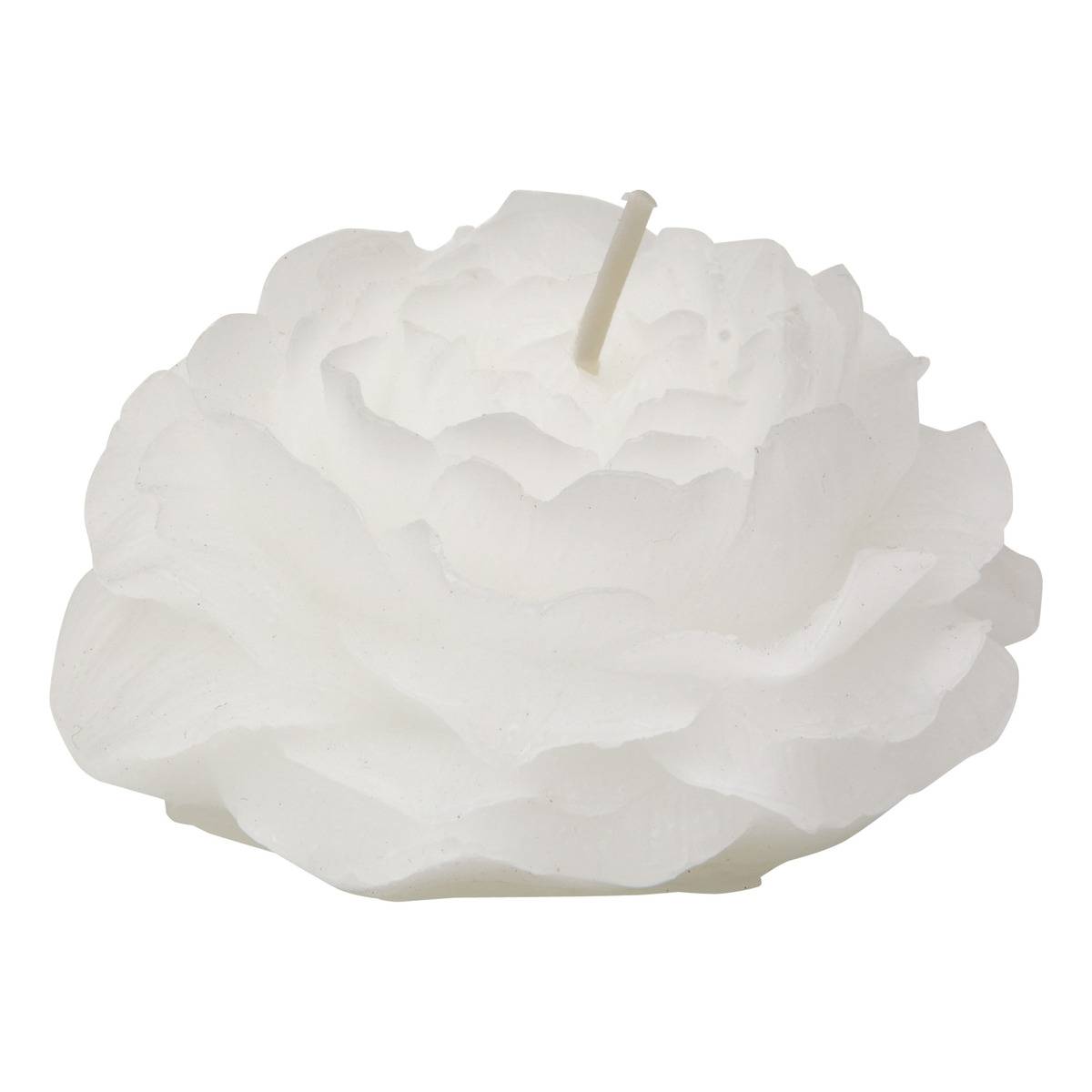 Bougie décorative 79g cire forme rose FLEUR DE ROSE, ATMOSPHERA