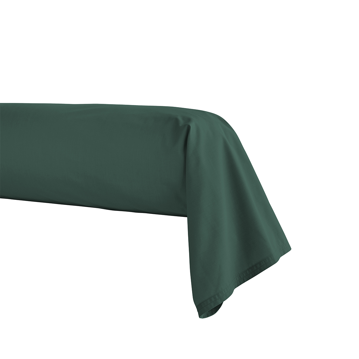 Taie de traversin unie en percale de coton, PREMIÈRE, ESSIX