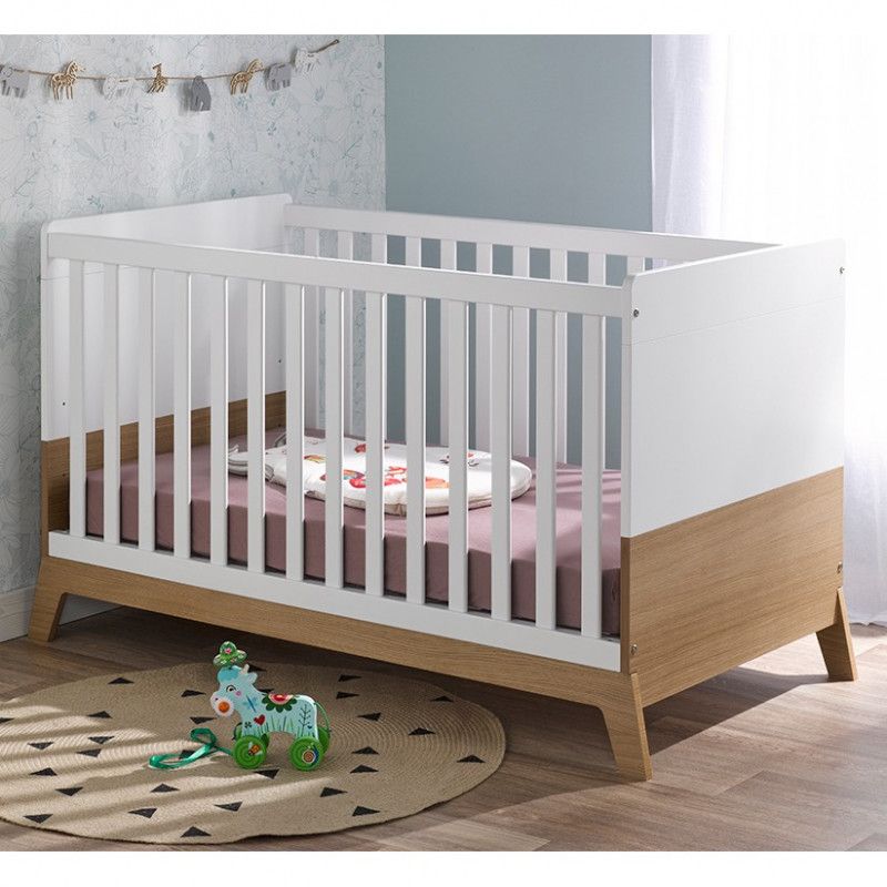 Lit Bebe Evolutif Ines Fabrication Francaise Blanc Chene Alfred Et Compagnie La Redoute