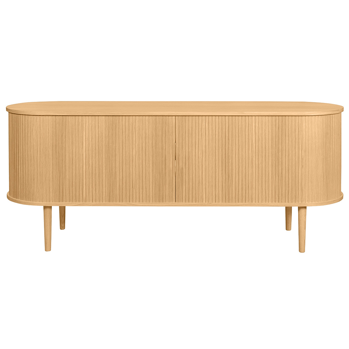 Buffet vintage en bois 2 portes coulissantes L160 cm EPIC, MILIBOO