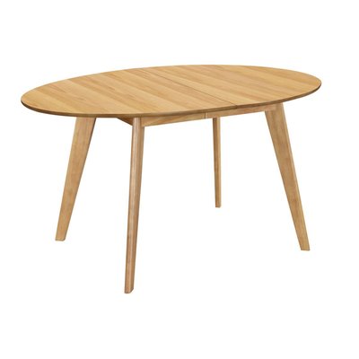 Table à manger extensible ovale en bois foncé L150-200 MARIK MILIBOO