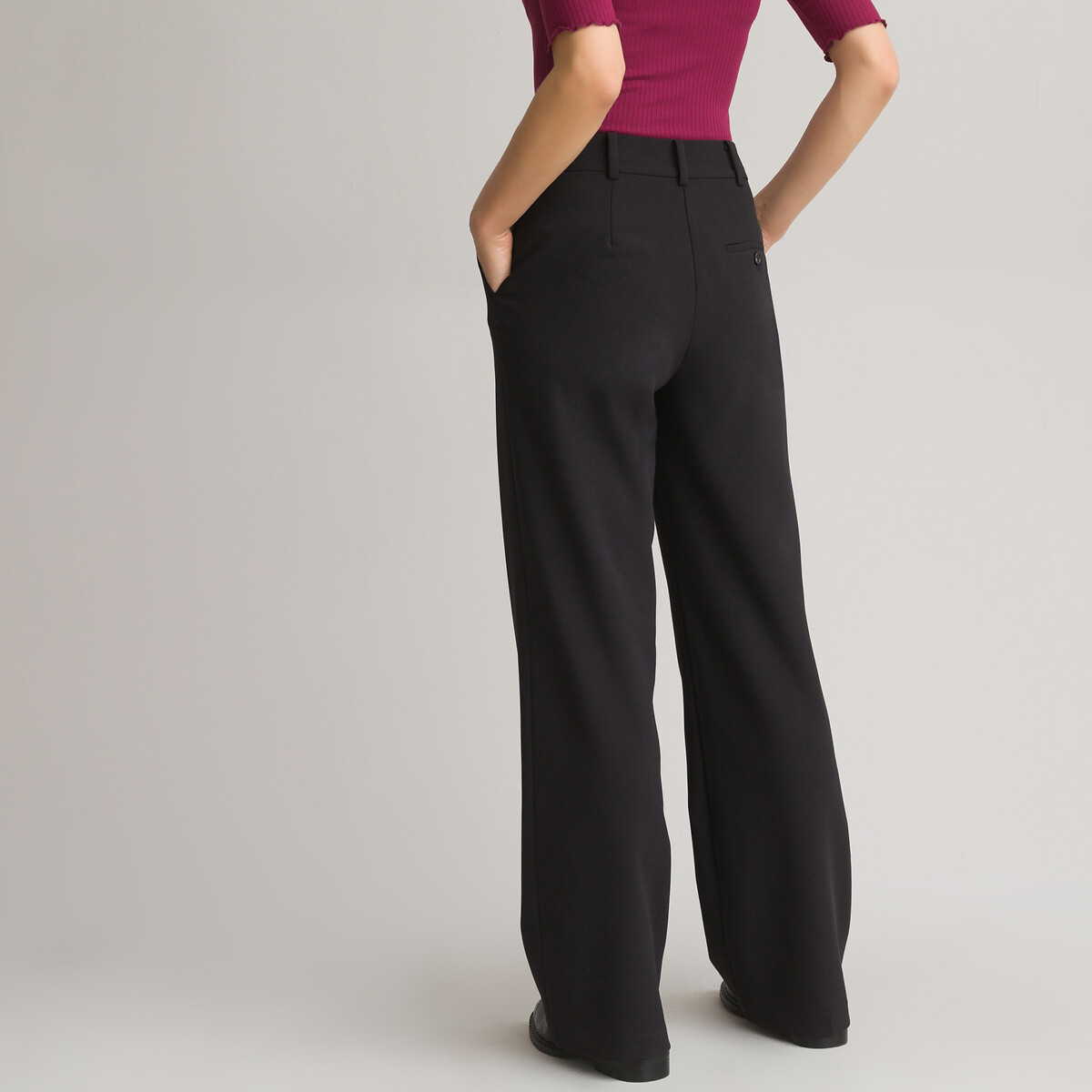 Pantaloni flare nero La Redoute Collections | La Redoute