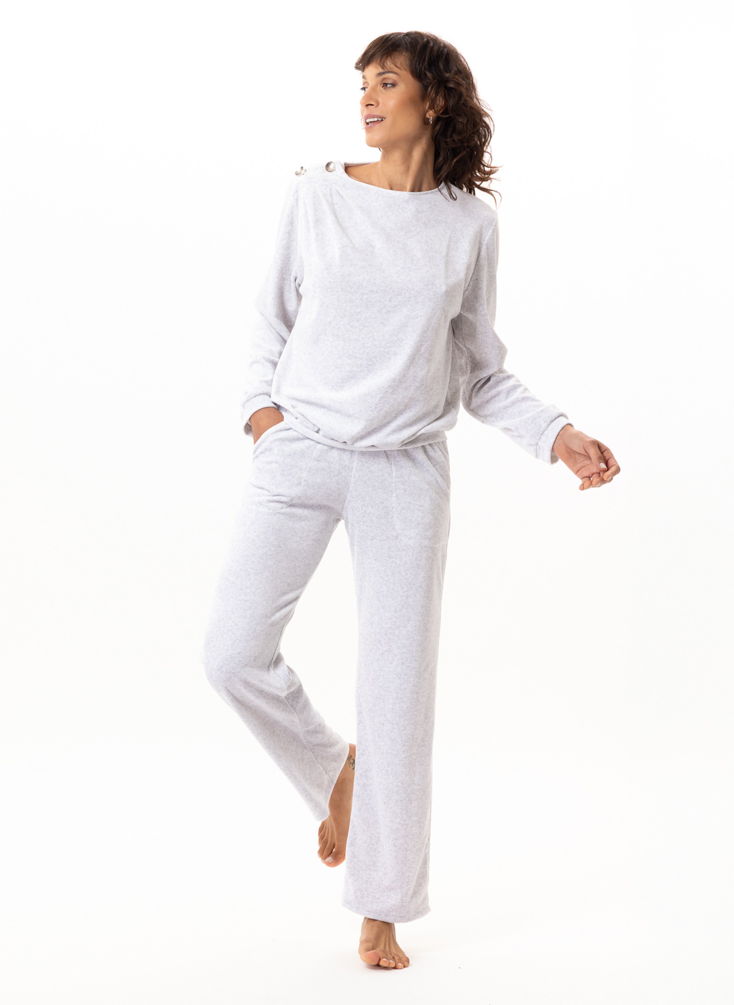 Ensemble homewear en velours RELAX 222, LE CHAT