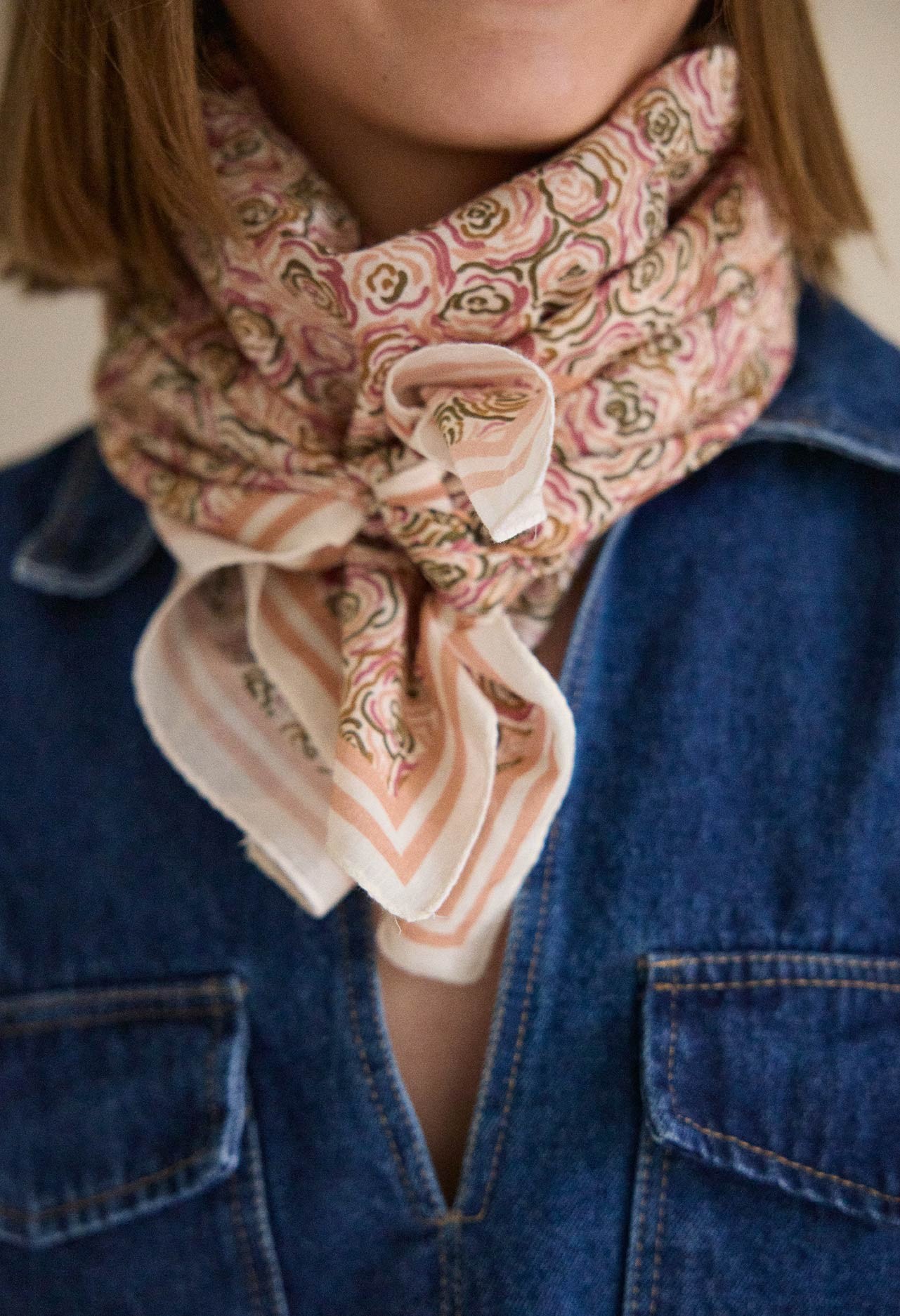 Foulard en coton, PORTOFINO, GABRIELLE PARIS