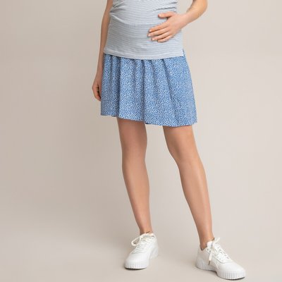 Maternity Mini Skirt in Polka Dot Print LA REDOUTE COLLECTIONS