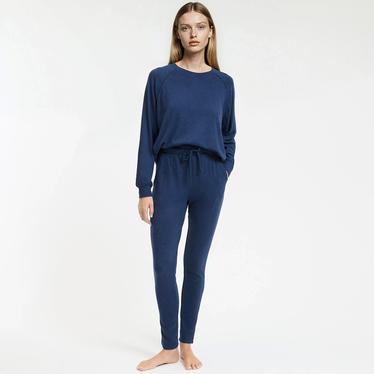 Pyjamas in Soft Brushed Knit Fabric, LA REDOUTE COLLECTIONS