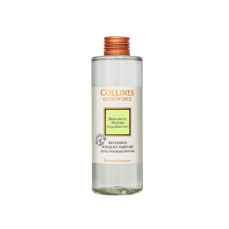 Recharge Diffuseur de parfum BERGAMOTE FRAÎCHE, COLLINES DE PROVENCE