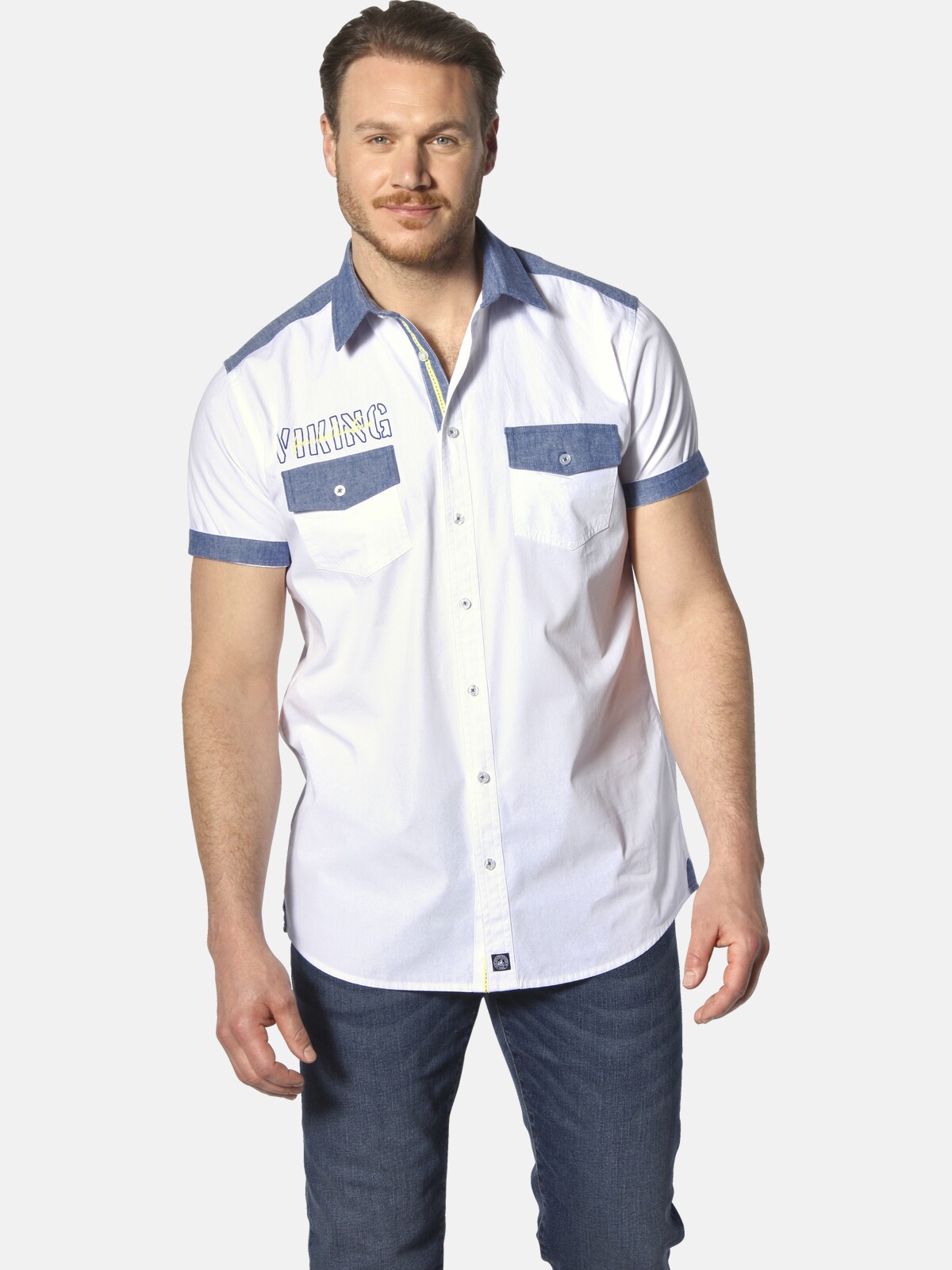 Chemise Homme Jan Vanderstorm Knutheim – Grandes Tailles Jusqu’à 7XL, 100% Coton | Coupe Comfort Fit, Manches Longues - 6