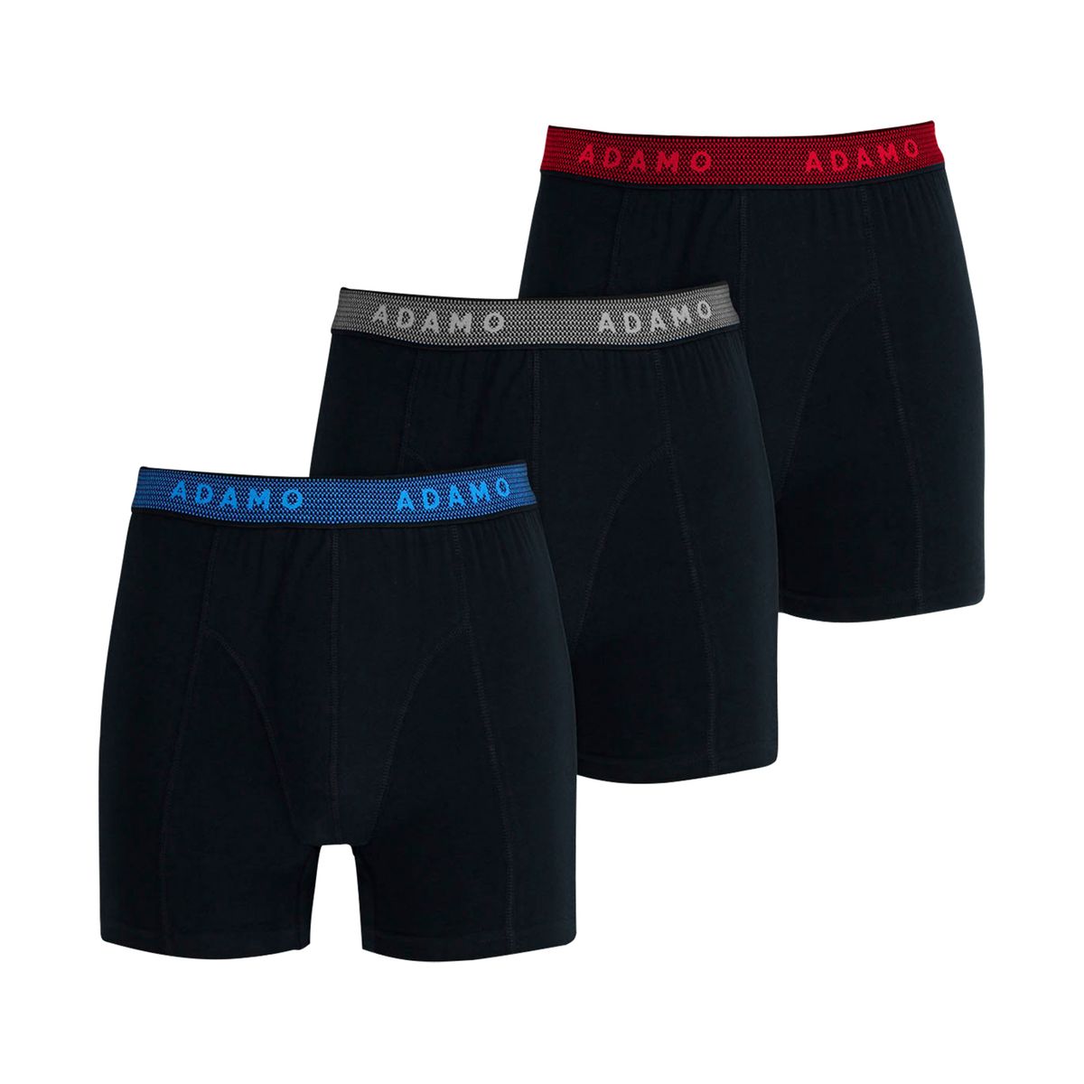 Lot de 3 boxers grande taille jerry noir en coton uni coupe ferm e