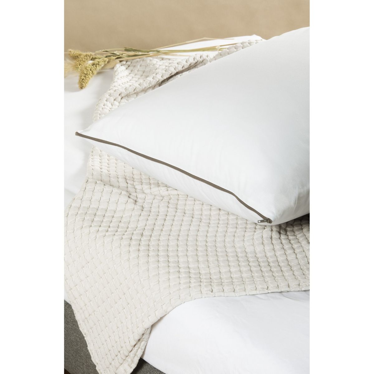 Pack tempéré couette + oreiller(s) - coton bio - jacques - wake me