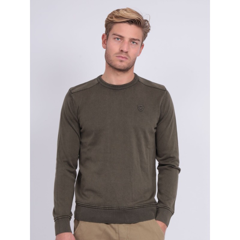 Pull Fin Col Rond Coton Arthur, RITCHIE