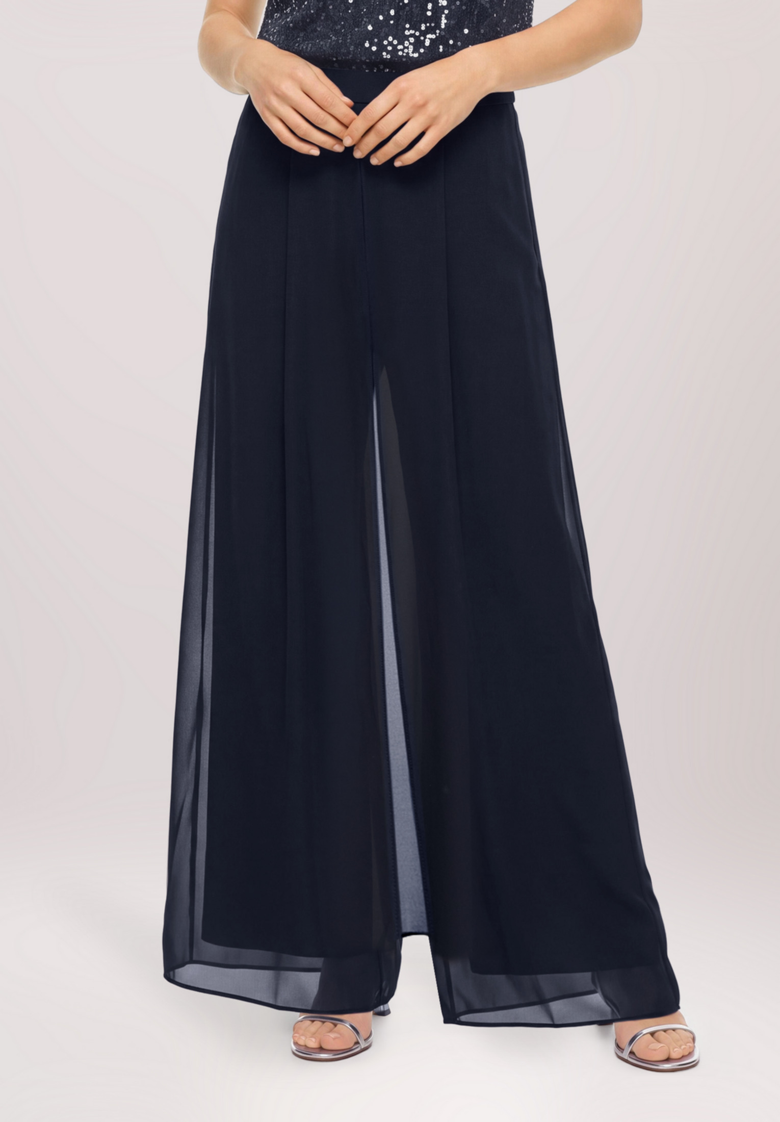 Jupe-culotte à jambes larges, VERA MONT