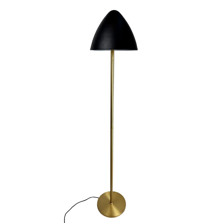 Lampadaire en Métal, noir et laiton OULU, DYBERG LARSEN