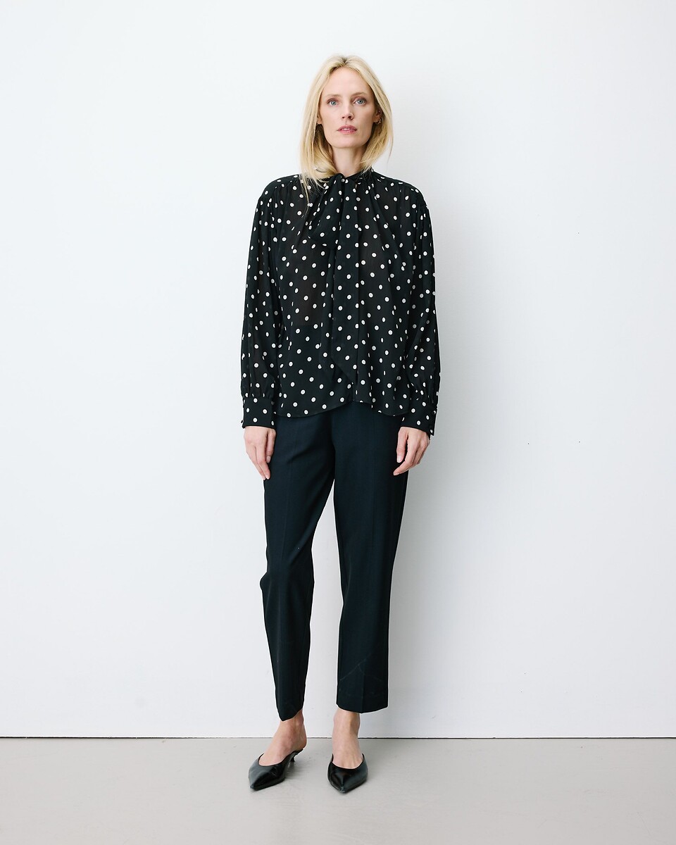 Blouse imprimé pois, ANGELICA, GRACE & MILA