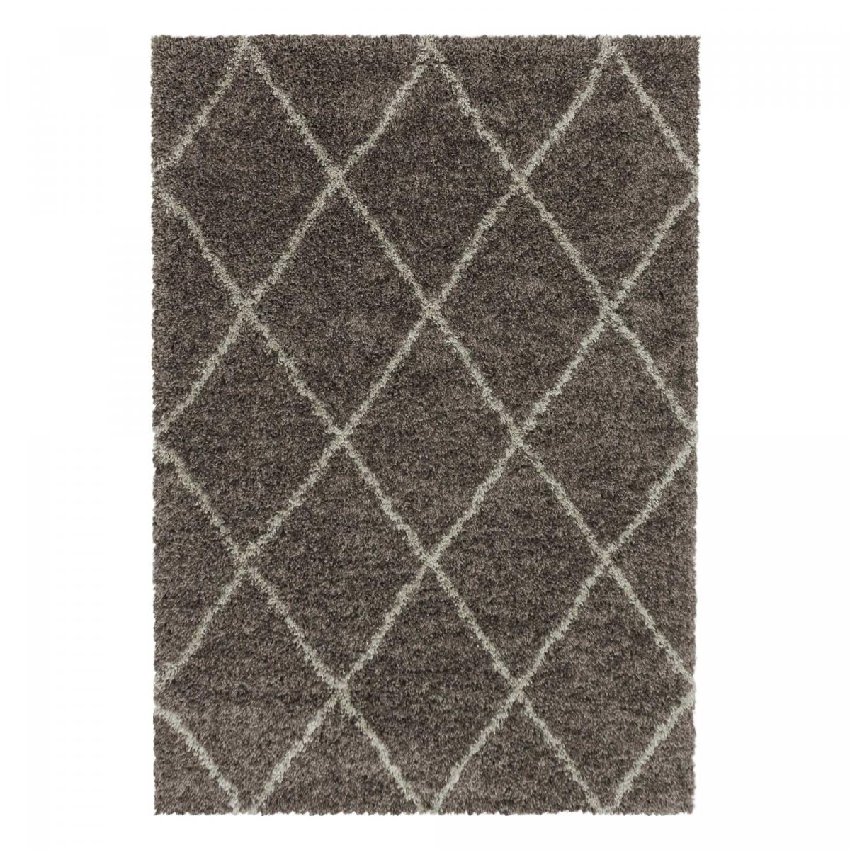 Tapis berbère tissé motif losange SHAGGY A, UN AMOUR DE TAPIS