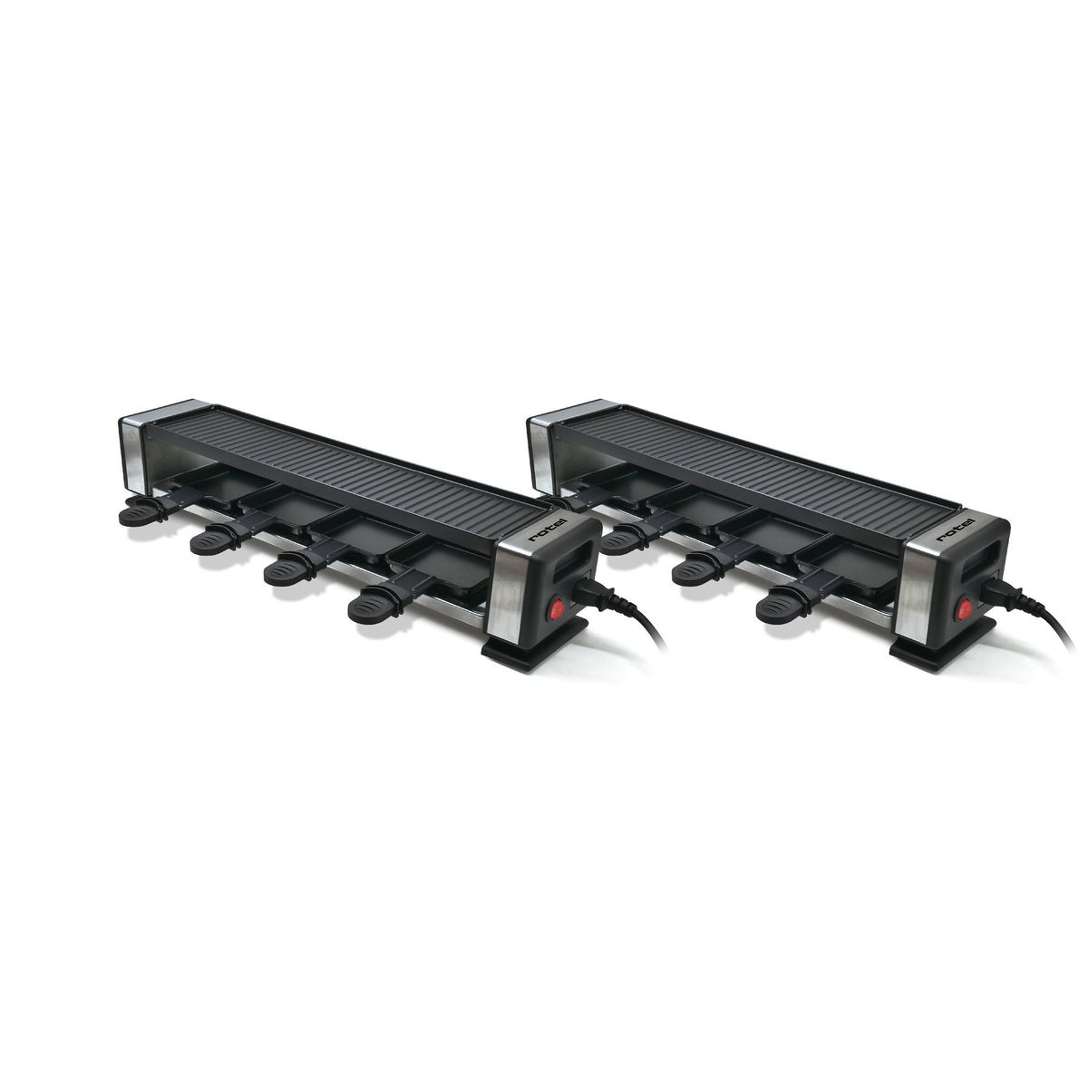 Lot de 2 machines à raclette raccordables, ROTEL