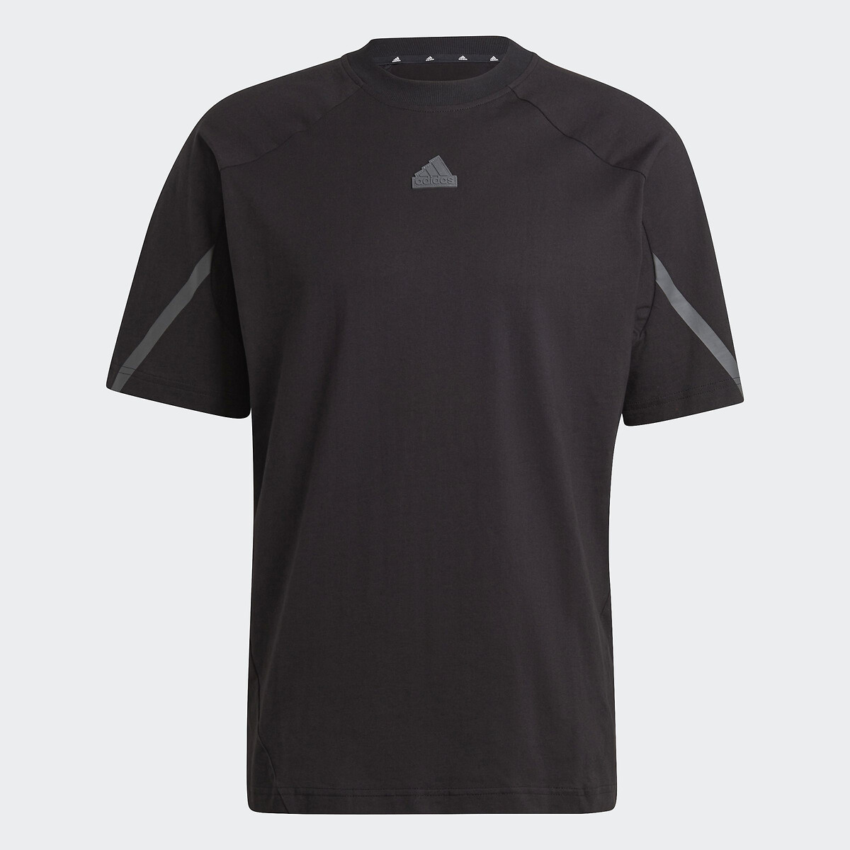 Cotton modern t shirt black Adidas Sportswear La Redoute