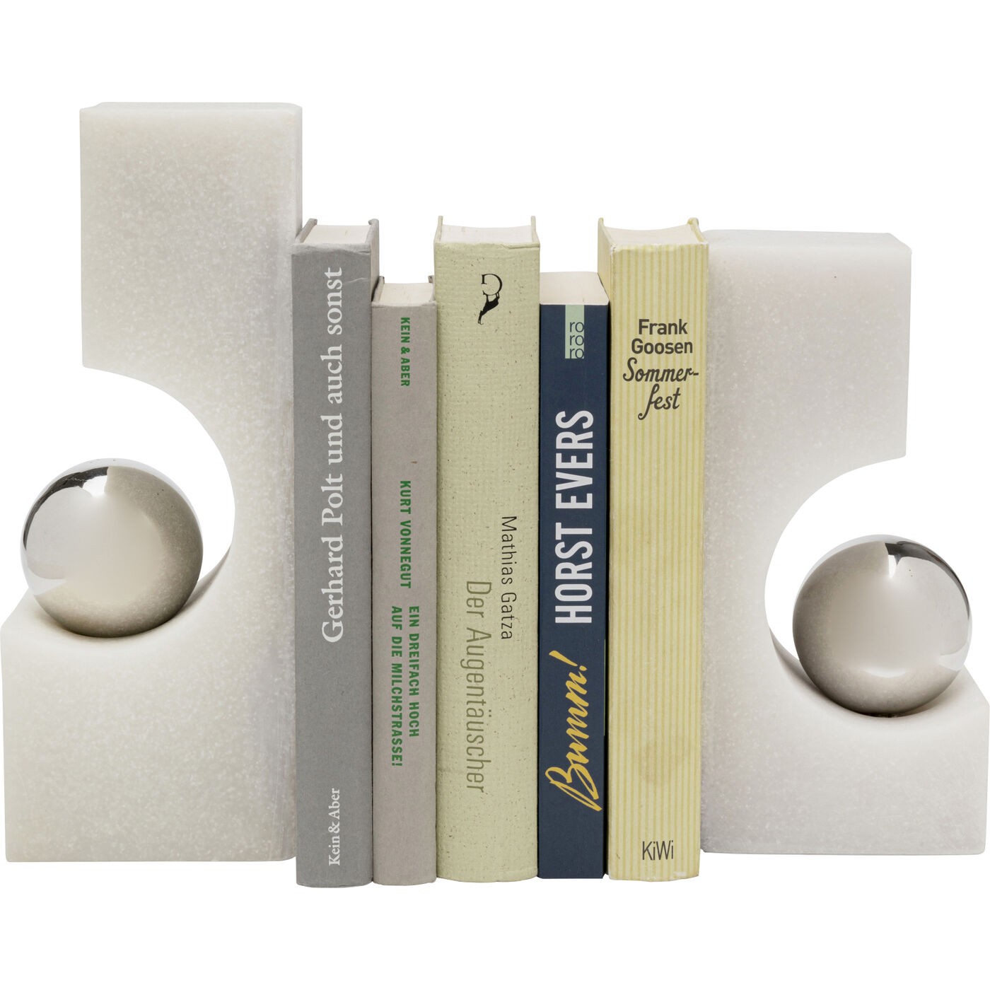 Serre-livres billes en marbre et polyrésine, KARE DESIGN
