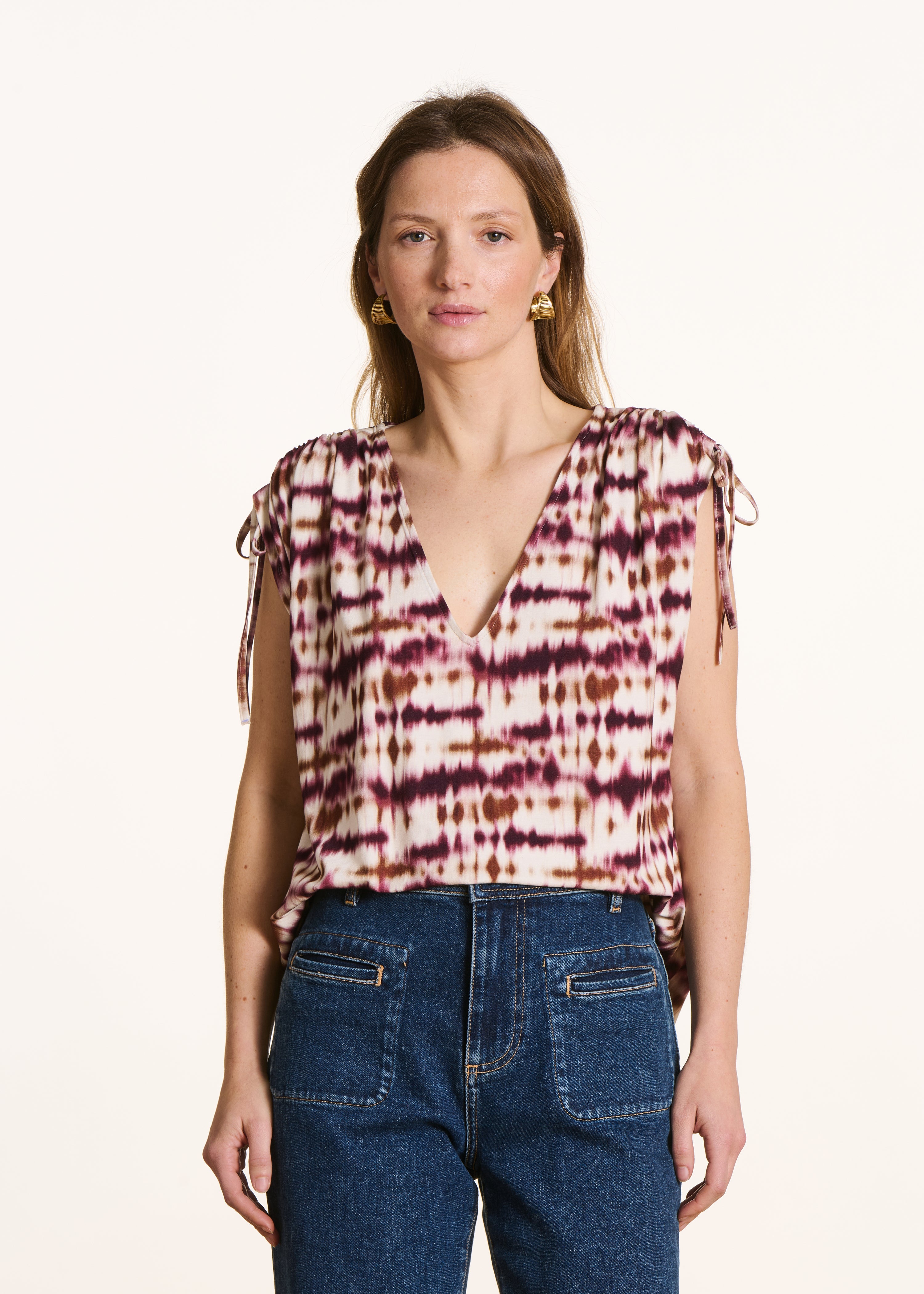 T-shirt ample à imprimé tie & dye en jersey, LA FEE MARABOUTEE