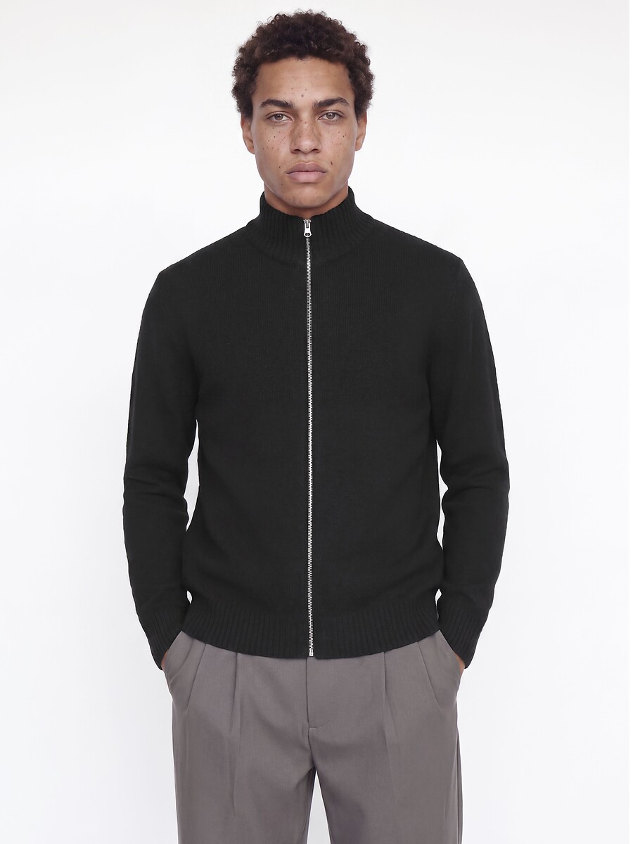 Chaqueta con cuello alto y cierre de cremallera, JACK & JONES