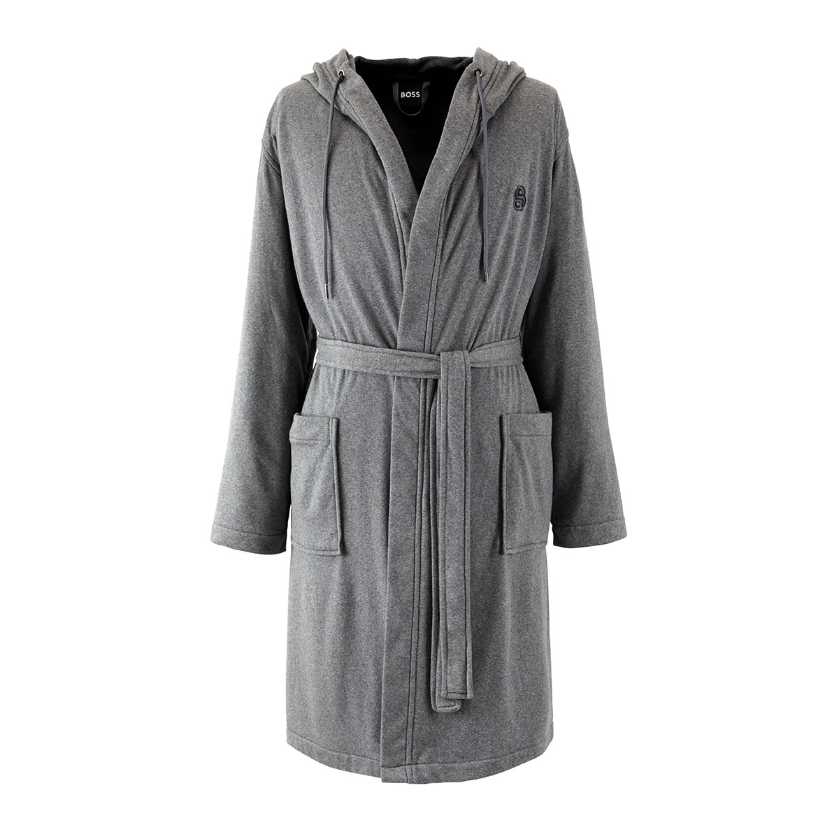 Peignoir court en coton synthétique,EVENING, BOSS HOME