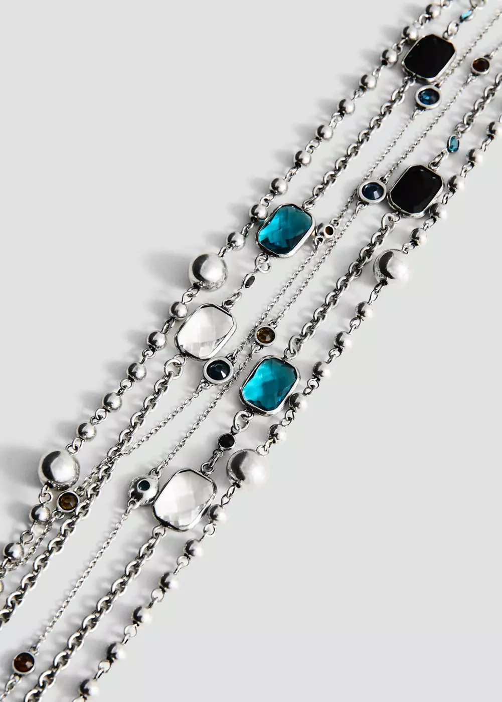 Collier perles combinées, MANGO