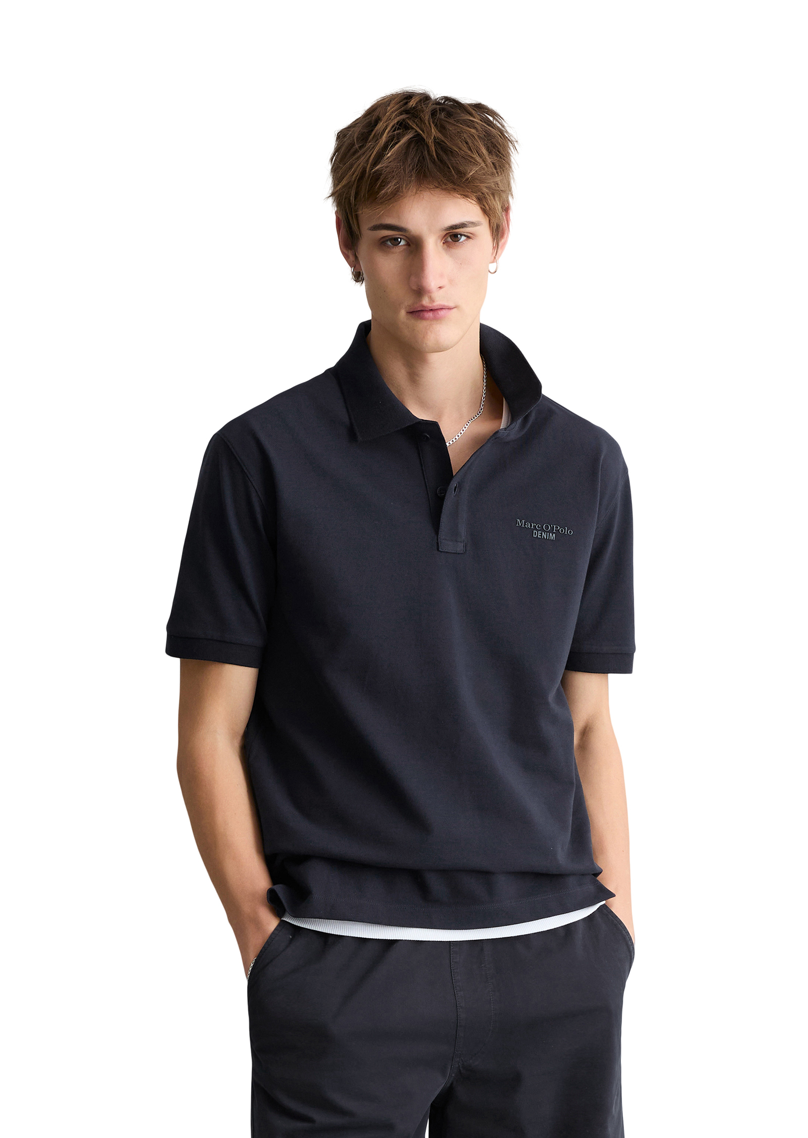 Polo en jersey régulier en pur coton bio, MARC O’POLO DENIM