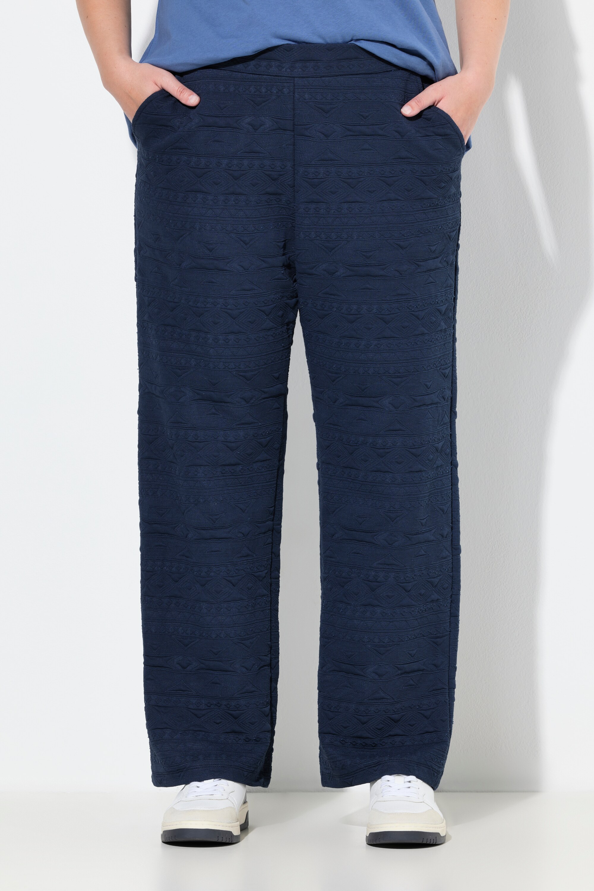 Pantalon en coton bio Rose, ULLA POPKEN