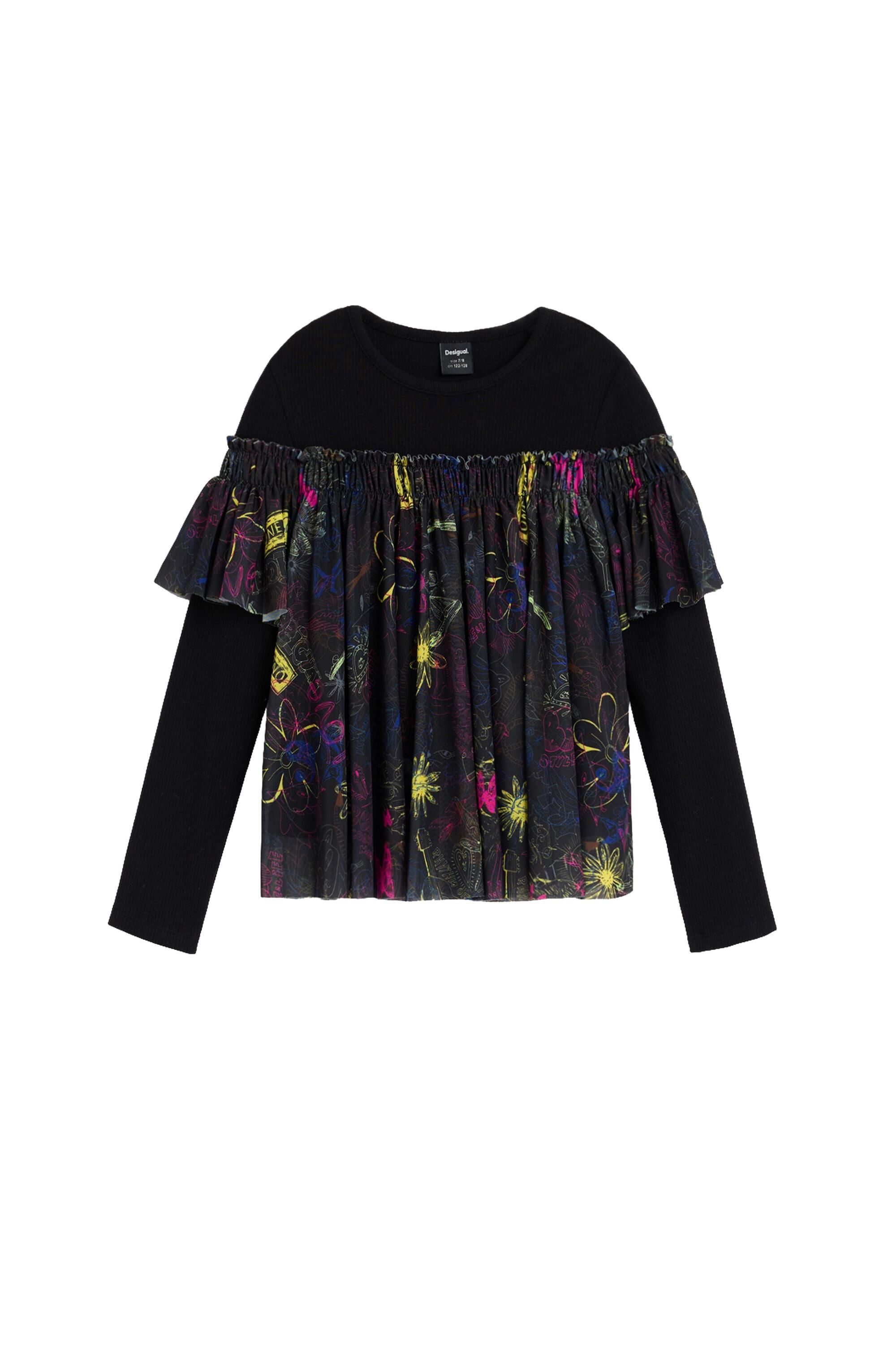T-SHIRT À IMPRIMÉ FLORAL, DESIGUAL