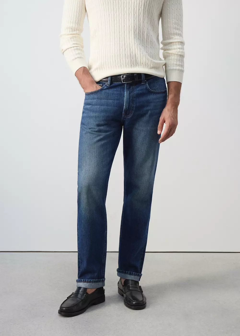 Jean Pola selvedge regular fit, MANGO MAN