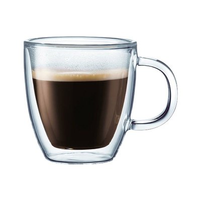Set de 6 tasses à café Borosilicate 9 cl double paroi TREND UP
