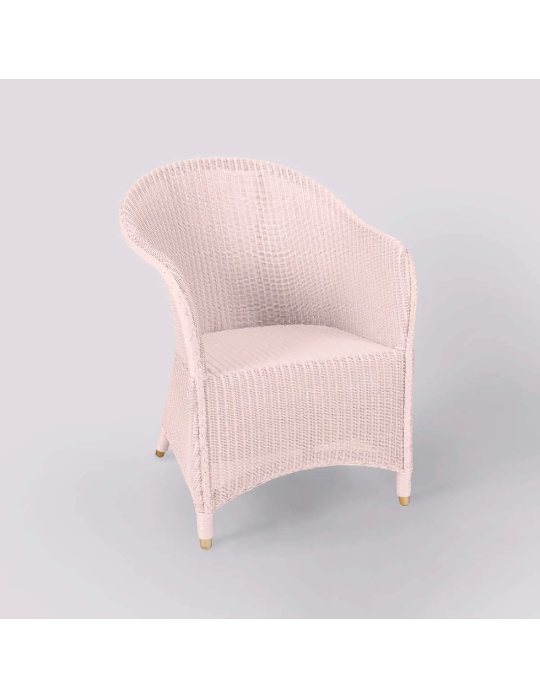 Fauteuil Lloyd Loom SIDONIE Jaune Passé, KOK