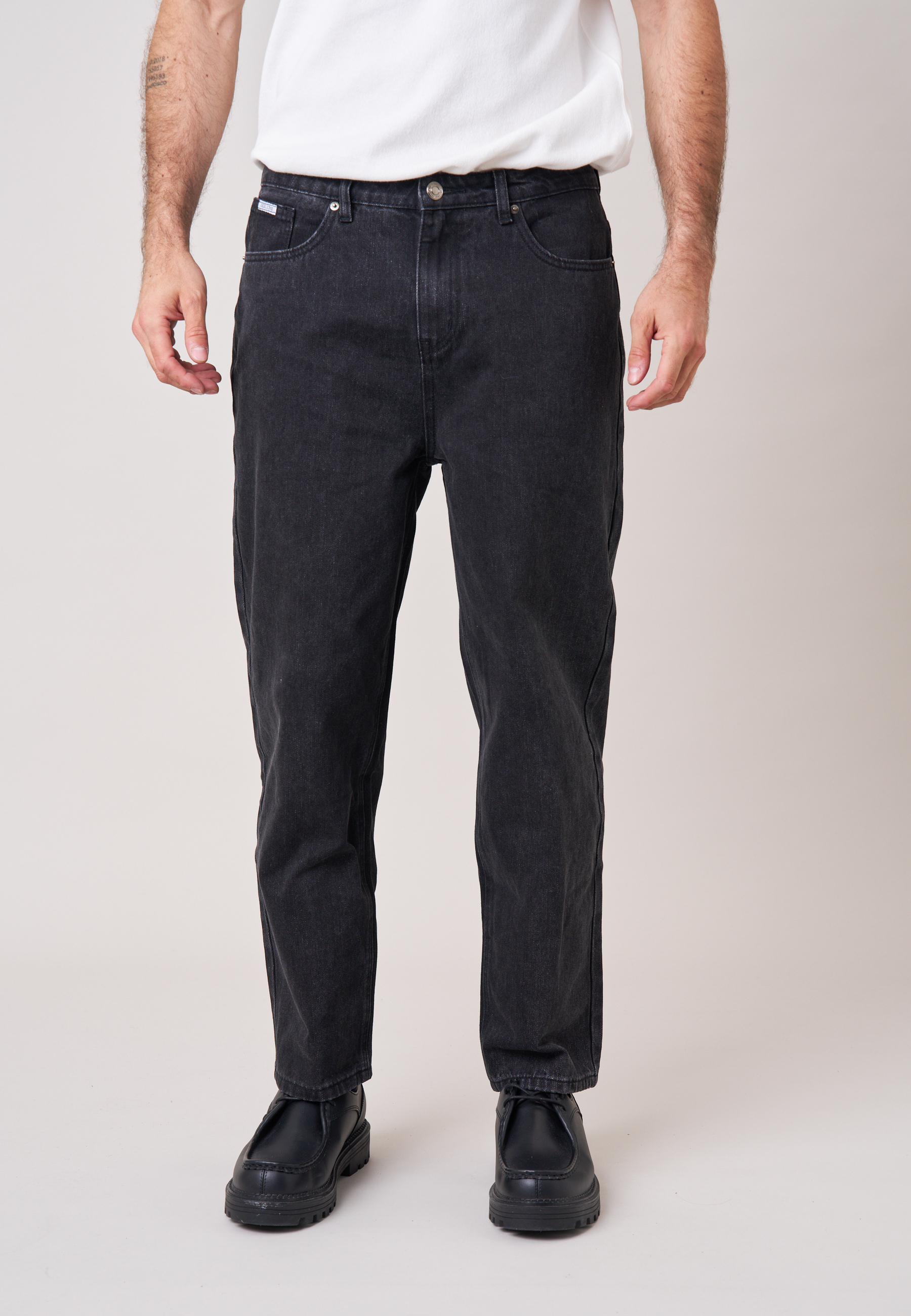 Jean barrel homme gris BILLIE, DEELUXE