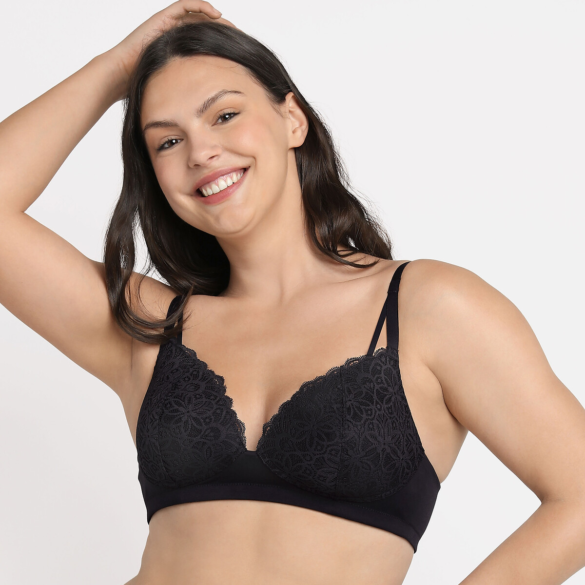 9 Embroidered Bra Tulle | Tropical Hibiscus