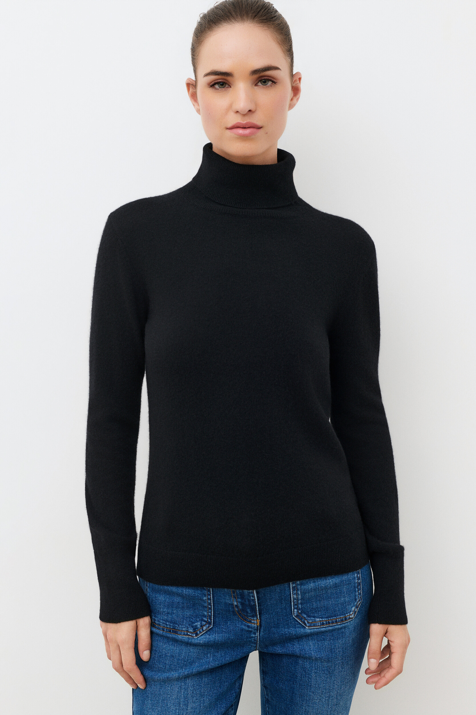 Pull droit col roulé cachemire DYLANB, CAROLL