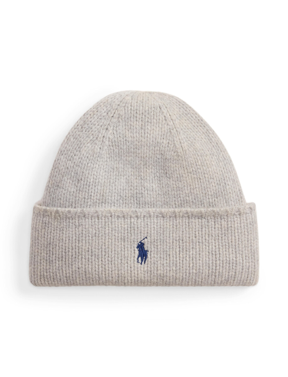 Bonnet en laine avec logo, POLO RALPH LAUREN
