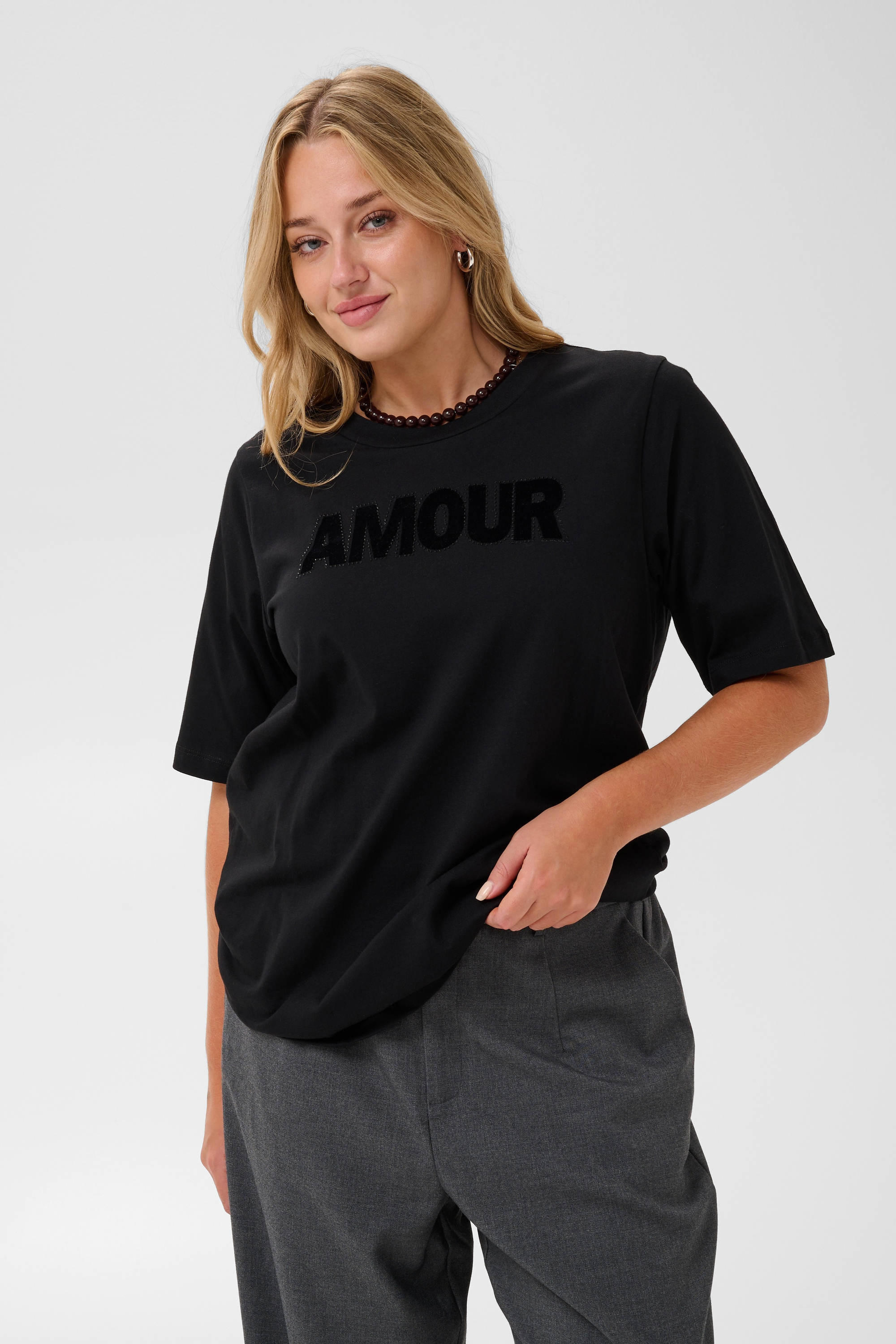 T-shirt, KAFFE CURVE