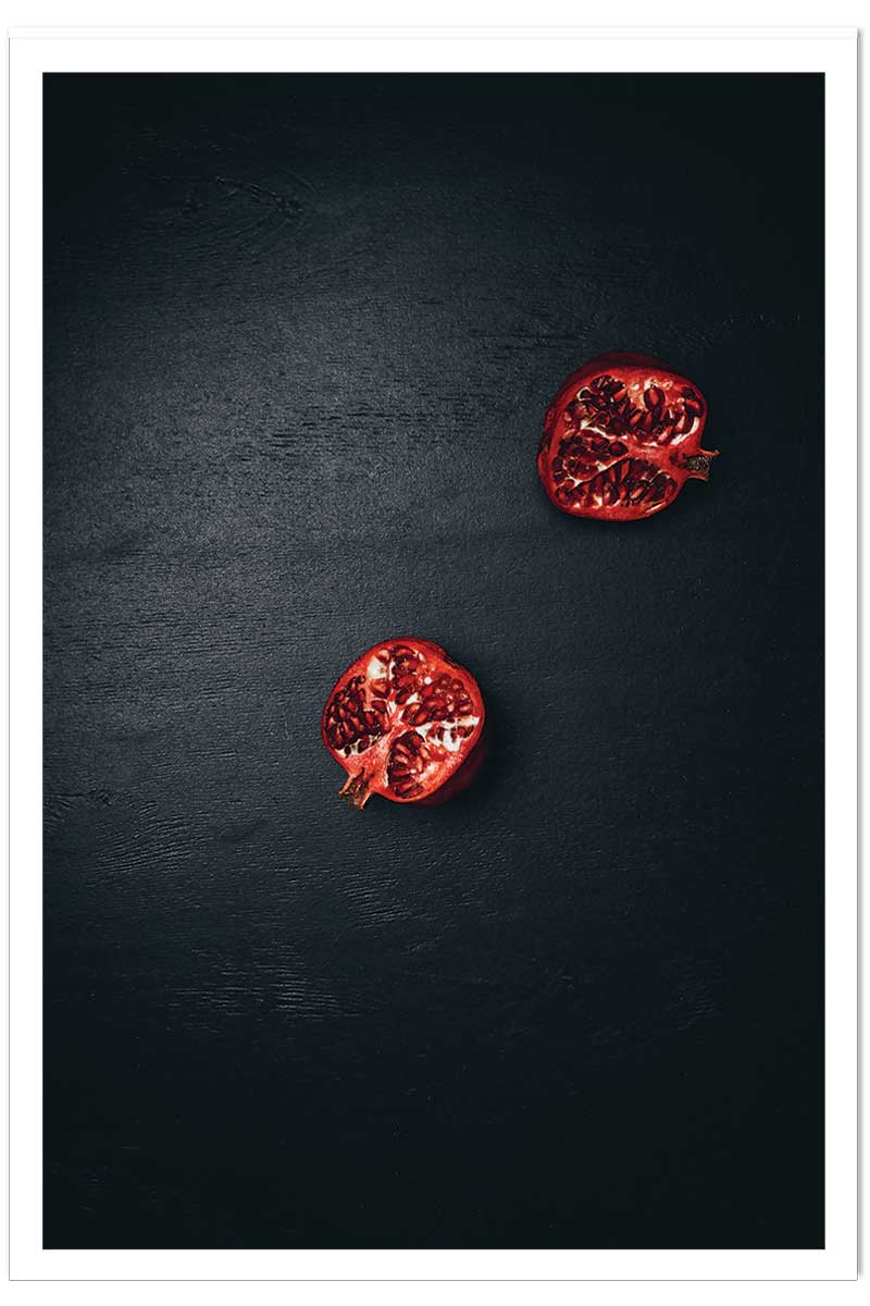 Affiche collection grenade coupée, HEXOA