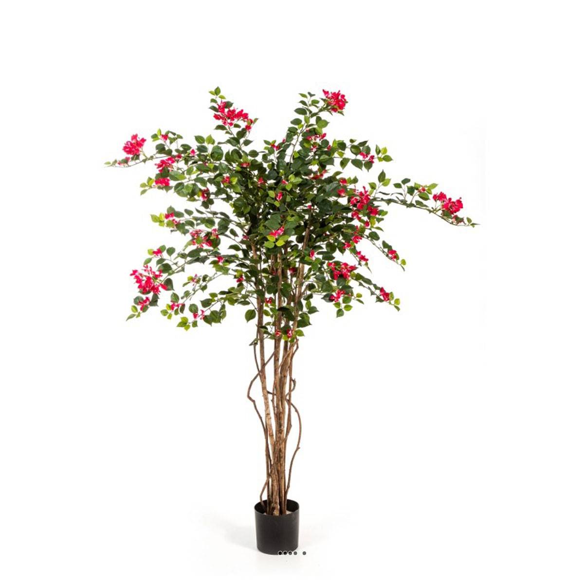 Bougainvillier artificiel tronc bois H150 cm, ARTIFICIELLES