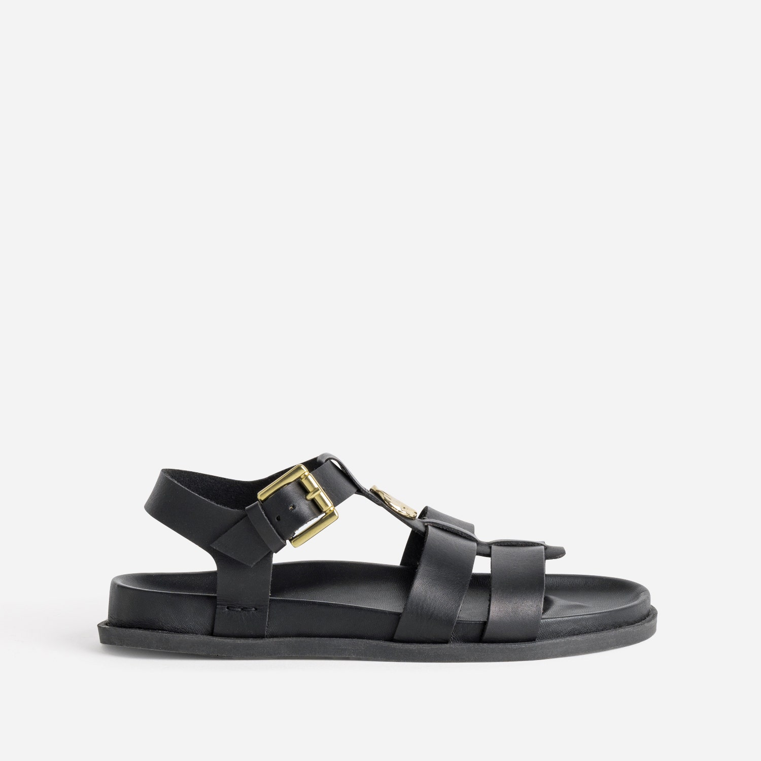 Sandale Plate en cuir SAKINA, ERAM