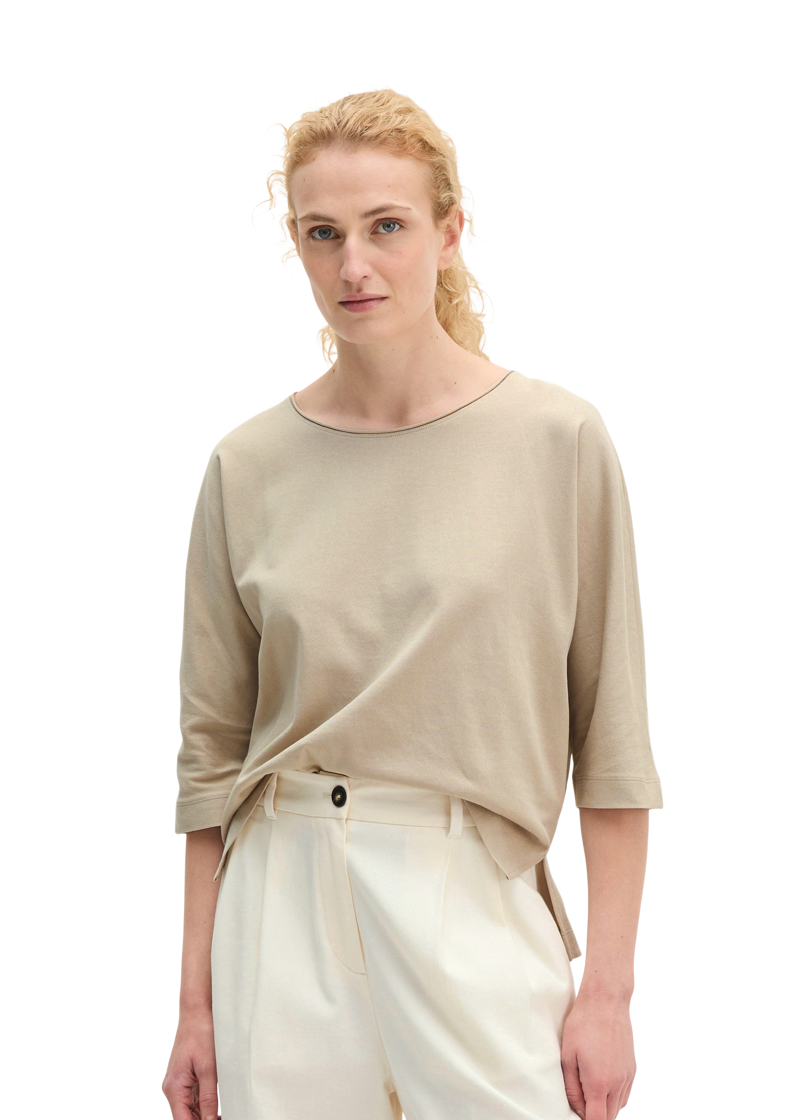 T-shirt oversize en jersey finement tricoté, MARC O'POLO