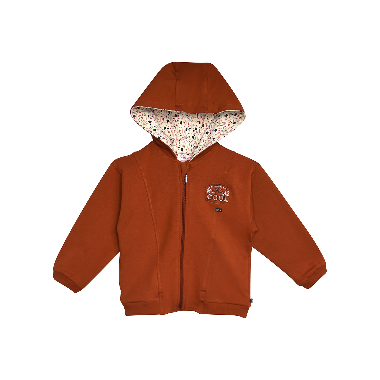 Cardigan maryvonne molleton enfant, SUCRE D'ORGE
