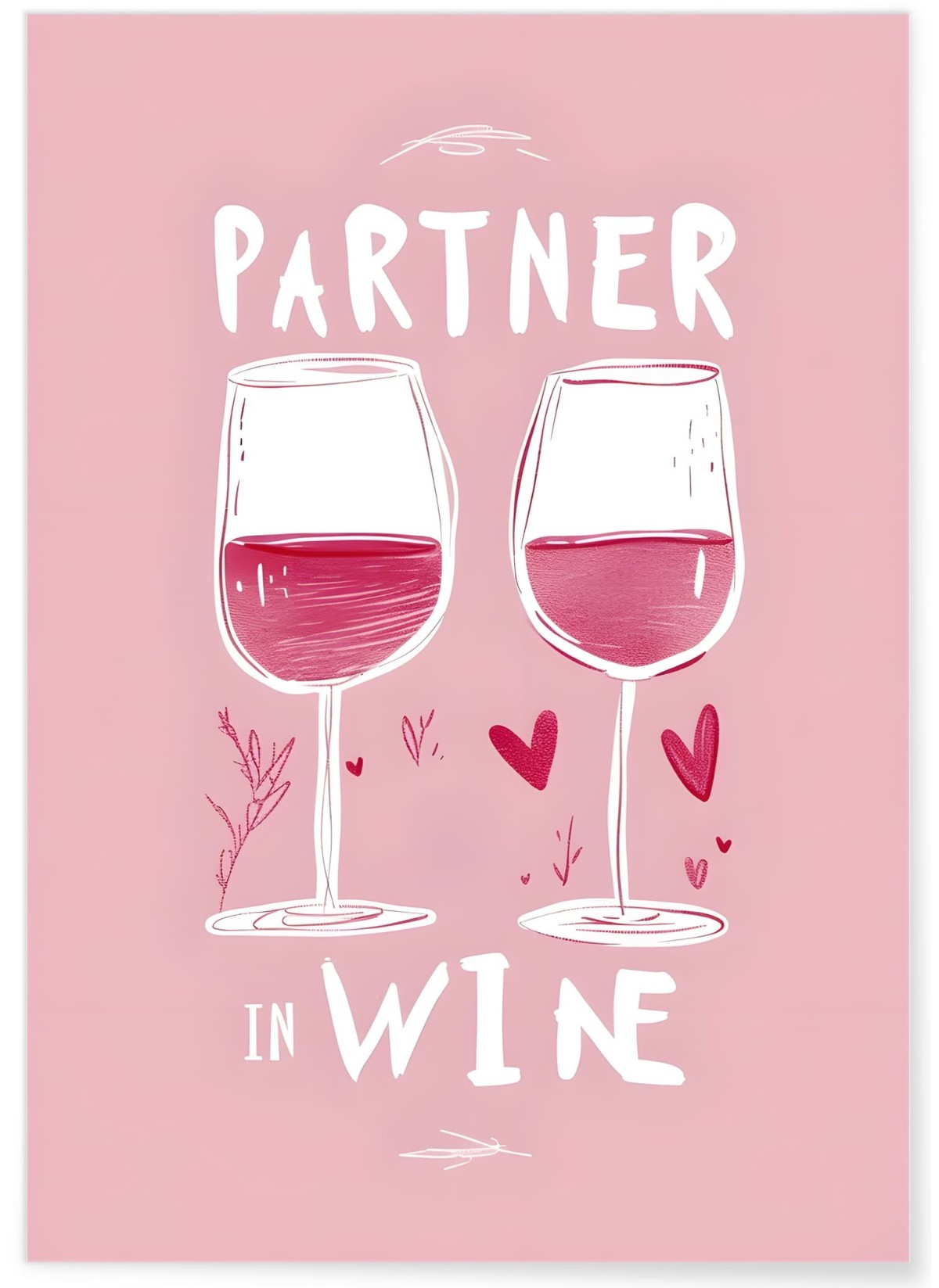 Affiche Partenaires de vin, L'AFFICHERIE