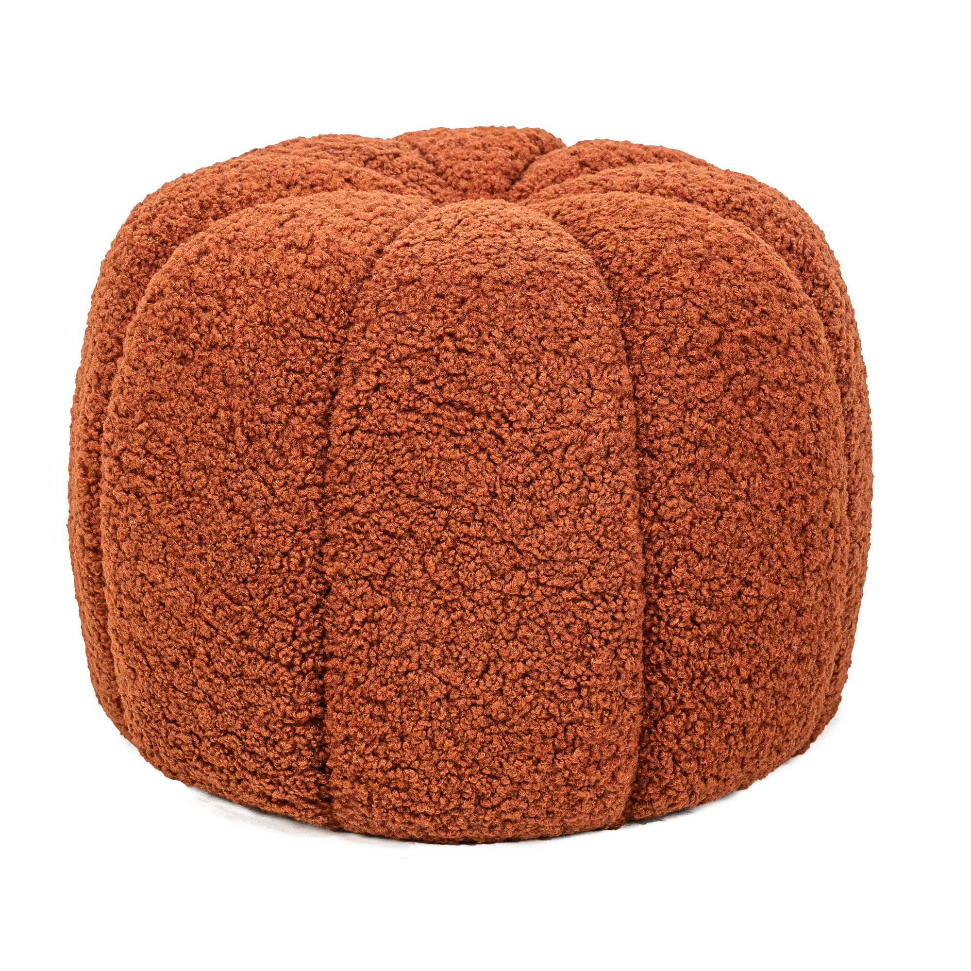 Pouf bouclette et rayures, FJORD, NORDLYS