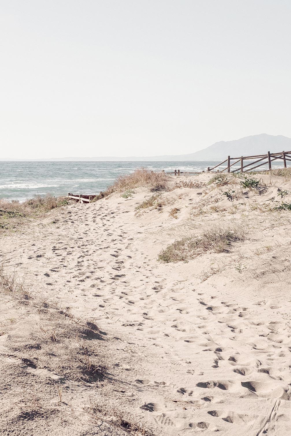 Tableau mer chemin de sable, HEXOA