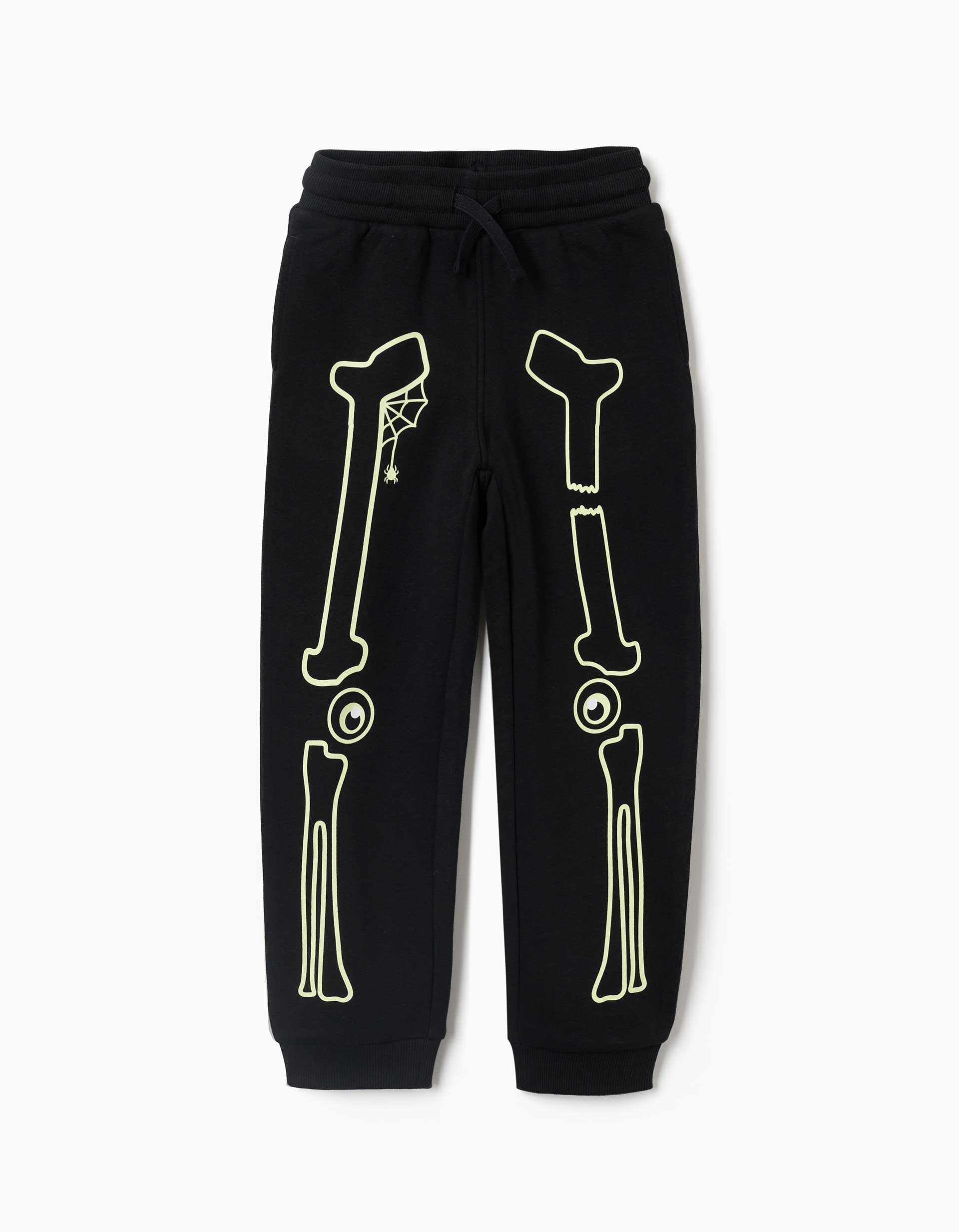 Pantalon de jogging en molleton avec imprimé qui brille dans le noir, ZIPPY