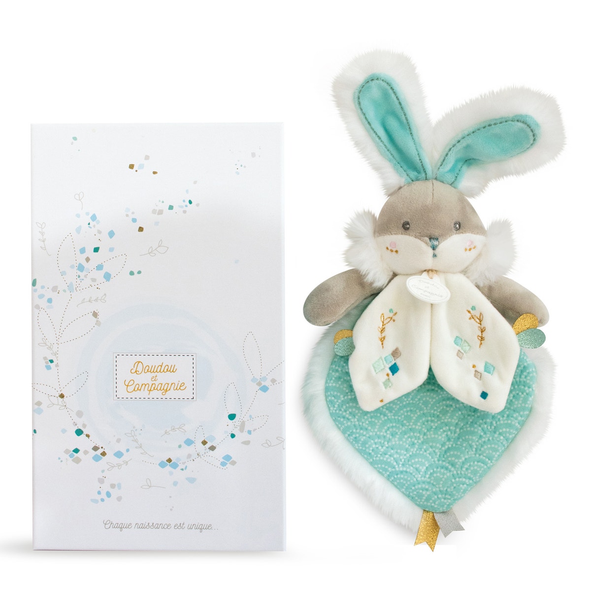 Doudou amande lapin de sucre DC3490, DOUDOU ET COMPAGNIE