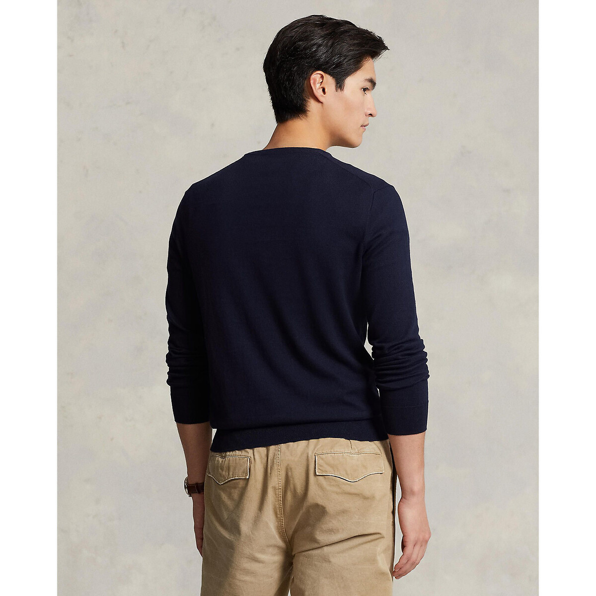 Pima cotton jumper with crew neck Polo Ralph Lauren La Redoute